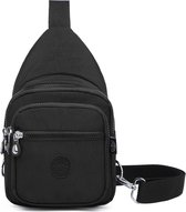 Bagwise® Crossbody Bag - Sling Bag - Sac à bandoulière - Antivol - Femme - Homme - 1044 Zwart