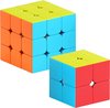 Afbeelding van het spelletje Speed Cube Set - 2x2, 3x3 - Rubiks Cube - Kubus - Magic Cube - Breinbreker