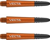 WINMAU - Vecta Dartstengels Oranje, Tussenliggend - 1 set per pakket (3 dartvluchten in totaal)