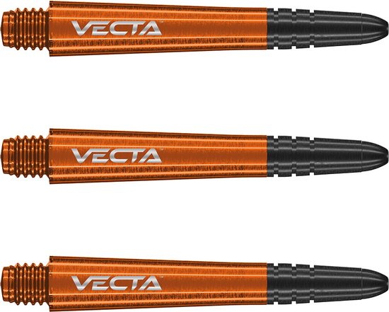 WINMAU - Vecta Dartstengels Oranje, Tussenliggend - 1 set per pakket (3 dartvluchten in totaal) van Winmau — afbeelding 3