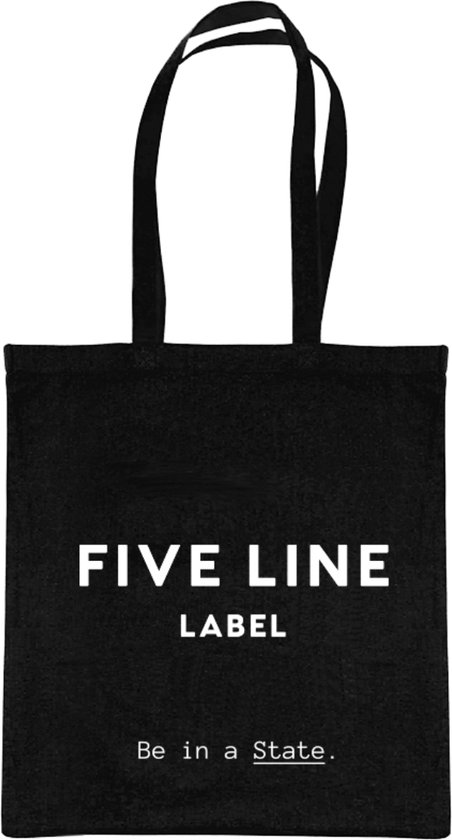 FIVE LINE LABEL - Shopper- Katoen - Handtas - Schoudertas - Textiel - 39 x 41 cm