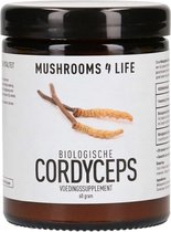 Mushrooms4Life / Cordyceps Paddestoel Extract Poeder Biologisch – 60 gram