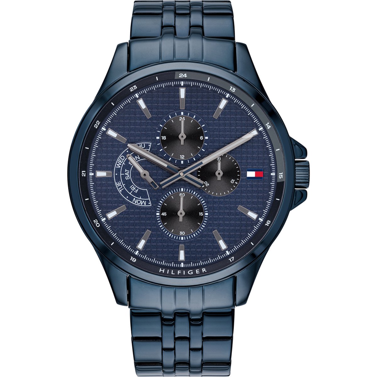 Tommy Hilfiger TH1791618 Horloge - Staal - Blauw - Ø 44 mm
