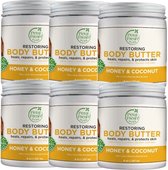 PETAL FRESH - Body Butter Honey & Coconut - 6 Pak - Voordeelverpakking