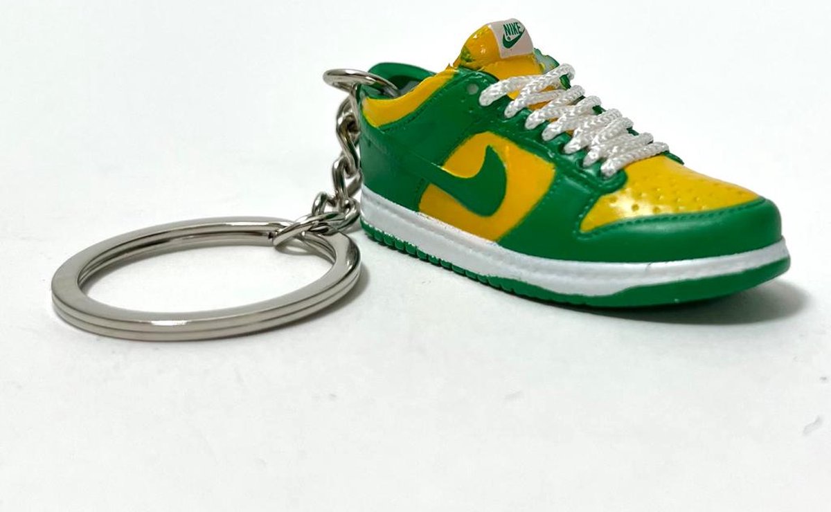 ShoeBlockX SneaKeys | Sleutelhanger | Tassenhanger | Nike Dunk Brazil | Sneakers | Cadeau
