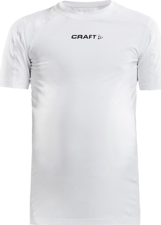 Craft Pro Control Compression Shirt Kinderen - Wit | Maat: 146/152 |
