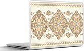 Laptop sticker - 10.1 inch - Boho - Goud - Design - Luxe - 25x18cm - Laptopstickers - Laptop skin - Cover