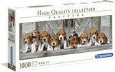 Clementoni Puzzels voor volwassenen - Beagles, Panorama Puzzel 1000 Stukjes, 14-99 jaar - 39435