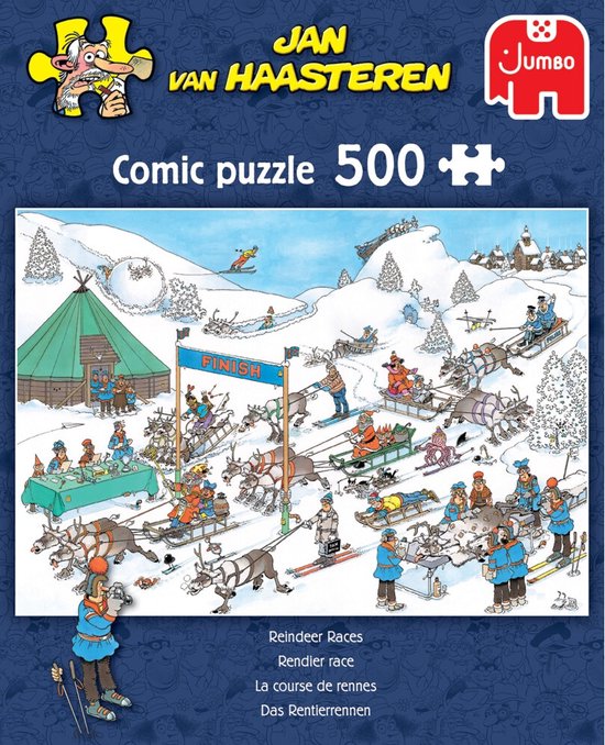 Jan van Haasteren Rendier Race puzzel - 500 stukjes | bol.com