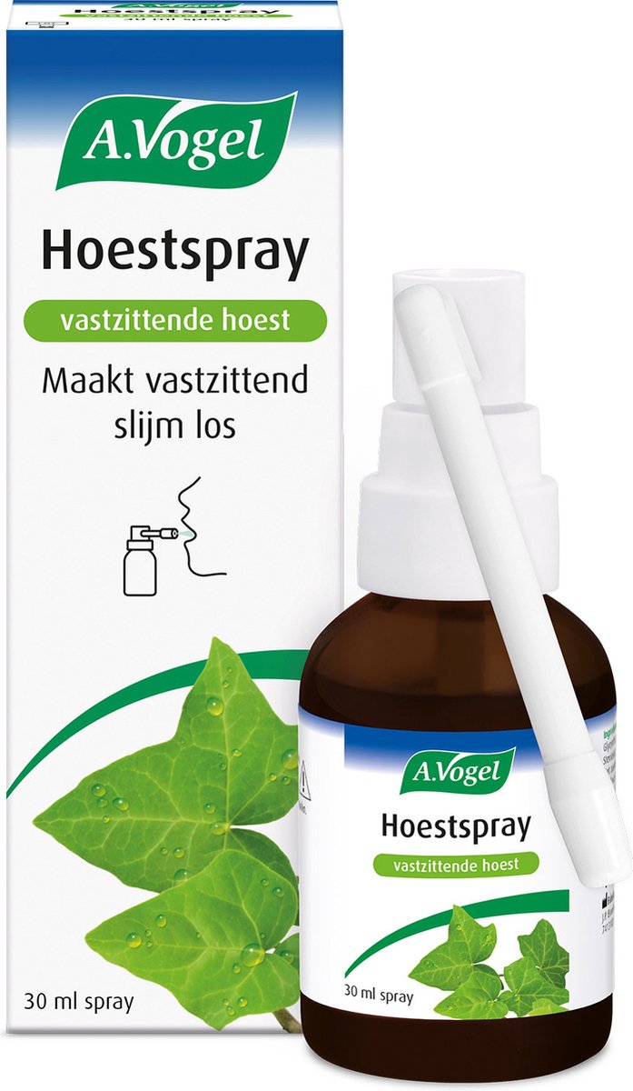 Goedkoopste A.Vogel Hoestspray vastzittende hoest spray - Hoestspray bij vastzittende hoest. Maakt vastzittend slijm los. - 30 ml