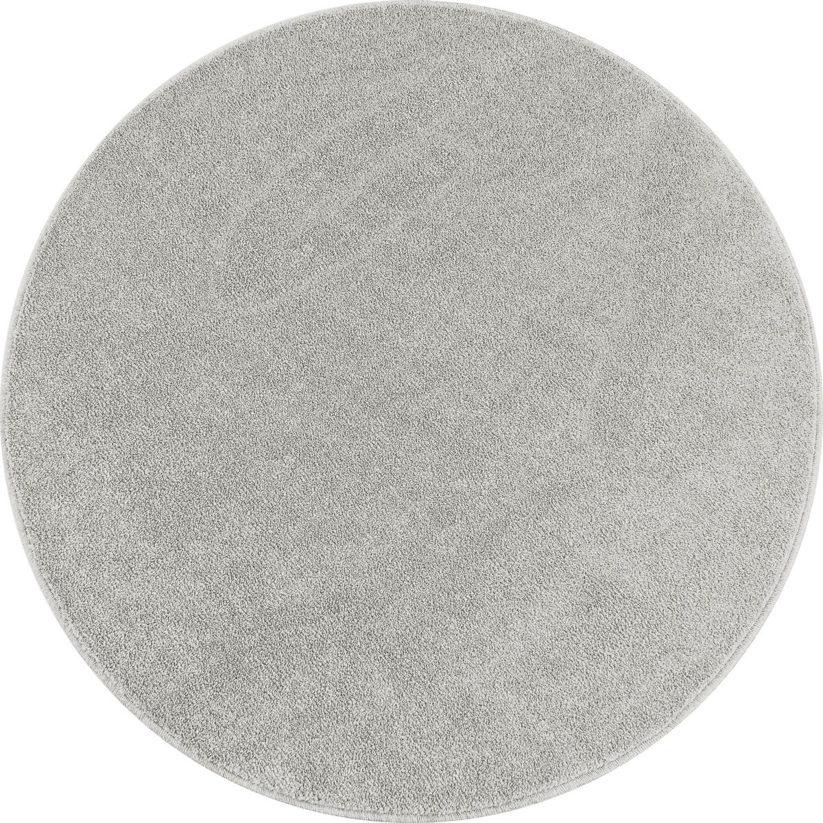 Flycarpets Liam Effen Crème Vloerkleed Rond - Laagpolig - 200x200 cm