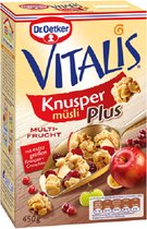 Vitalis KnusperPlus Multifruit - 7 x 450 g doos