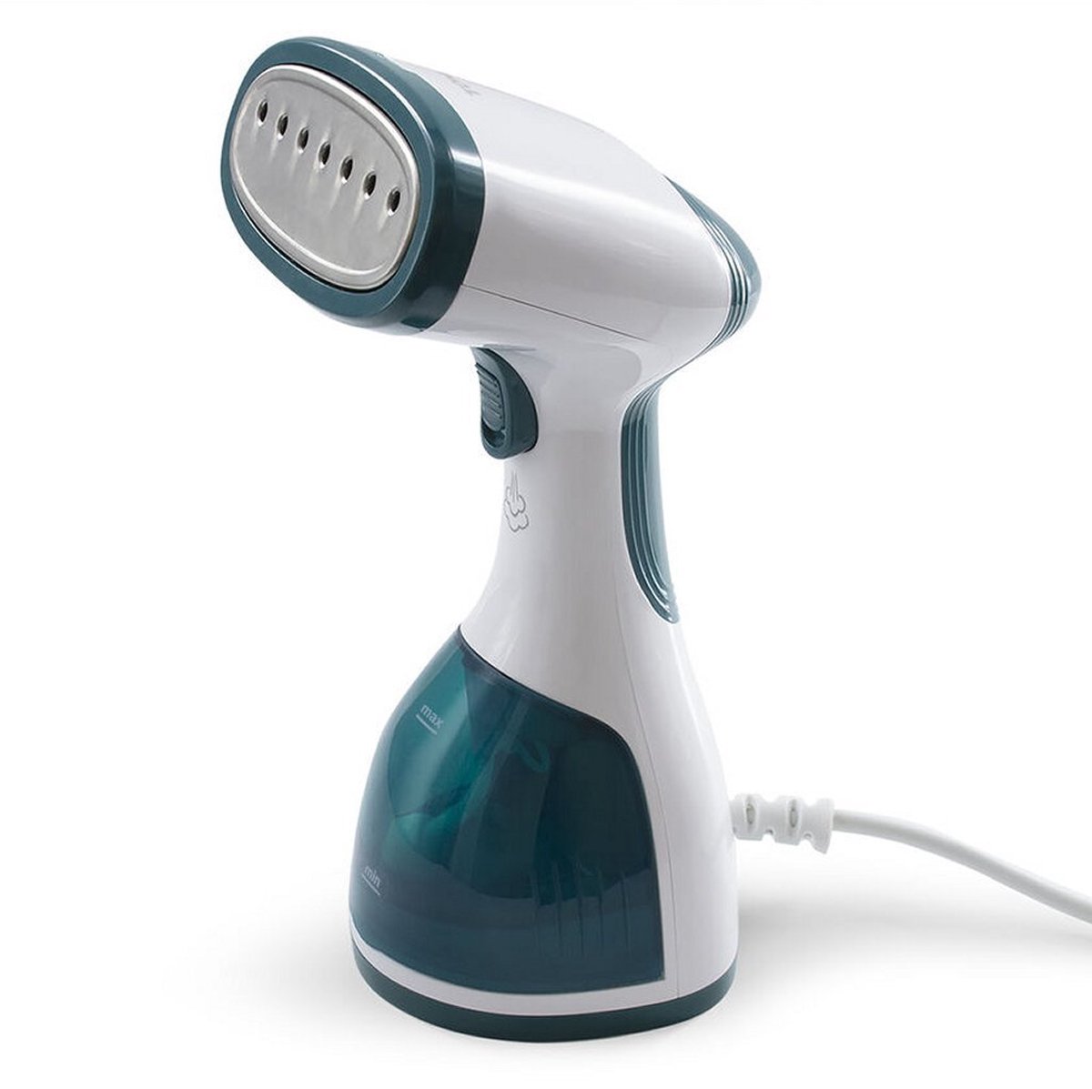 Tomado - Kledingstomer - 1200 Watt - RVS zool - Wit/turquoise
