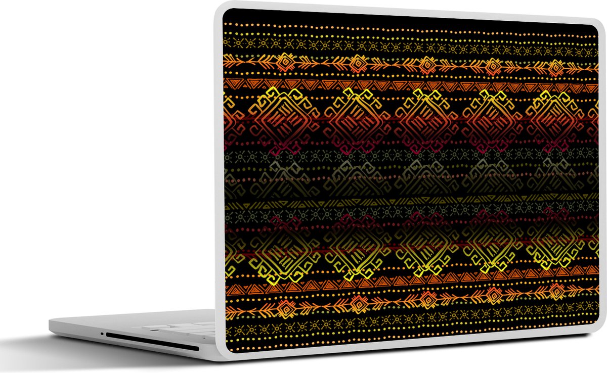 Laptop sticker - 13.3 inch - Afrika - Patronen - Abstract - 31x22,5cm - Laptopstickers - Laptop skin - Cover