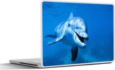 Laptop sticker - 17.3 inch - Dolfijn - Water - Zee - 40x30cm - Laptopstickers - Laptop skin - Cover