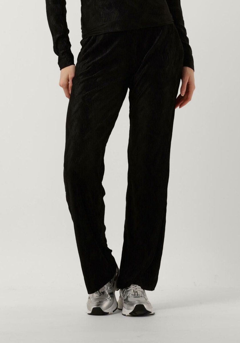 Another Label Garcelle Pleated Pants Broeken & Jumpsuits Dames - Jeans - Broekpak - Zwart - Maat XS