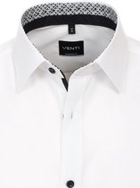 Wit Overhemd Heren Strijkvrij Modern Fit Venti 123942200-001 - XXL