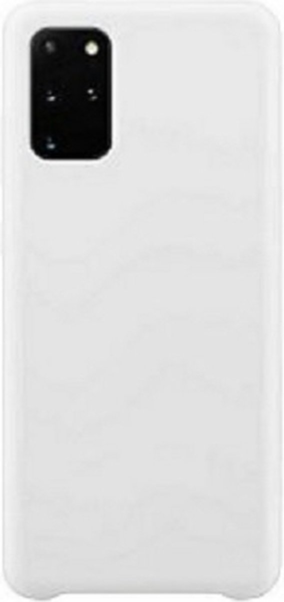 Samsung S20 Plus Siliconen Hoesje Pastelkleur Wit