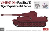 1:35 Rye Field Model 5071 VK45.01(H) (Fgsl.Nr.V1) Tiger Experimental Series Plastic Modelbouwpakket