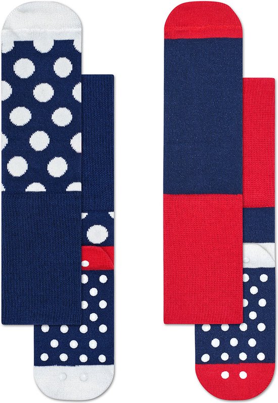 Happy Socks Kids Big Dot Antislip - Maat 13-21