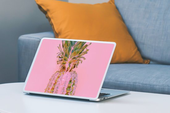 Autocollant pour ordinateur portable - 11,6 pouces - Peinture - Ananas - Rose - Été - 30x21cm - Autocollants pour ordinateur portable - Peau pour ordinateur portable - Couverture
