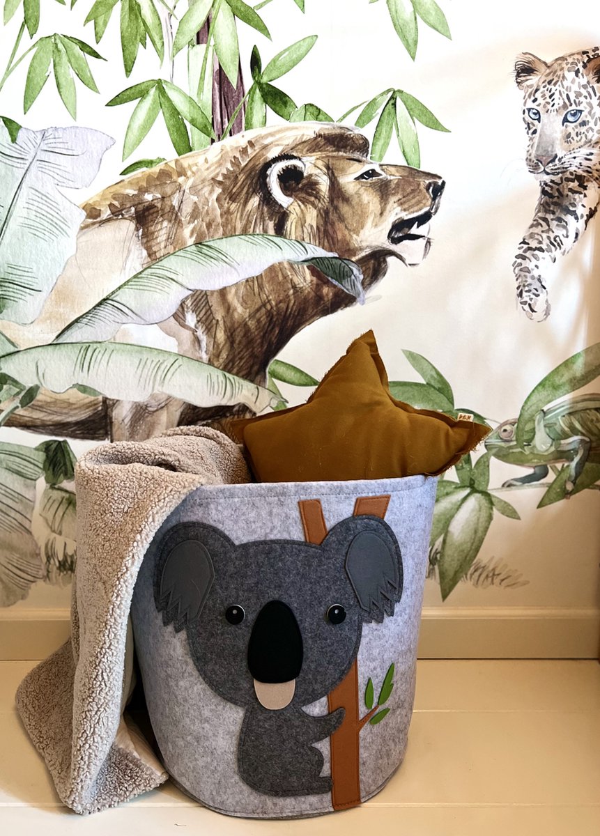 Speelgoedmand kinderen - Opbergmand Kinderkamer Wasmand - Speelgoedkist decoratie - Kind