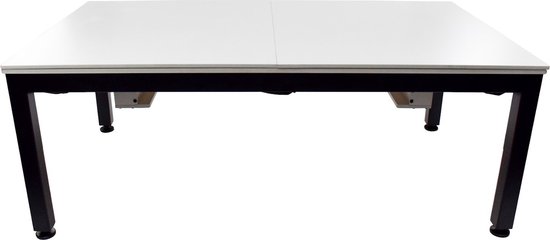North Essence Zwart / Wit 7FT Combi Pooltafel / Eettafel van North — afbeelding 5