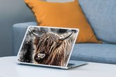 Sticker pour ordinateur portable - 11,6 pouces - Scottish Highlander - Peinture - Vache