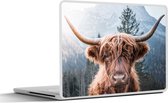 Sticker ordinateur portable - 11,6 pouces - Scottish Highlander - Vache - Berg