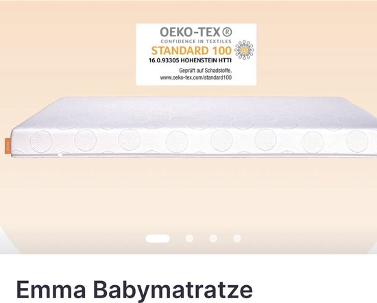 Afwijzen Aan boord specificeren Het Emma Baby Matras 70*140,Het Emma Matras is Europa's meest bekroonde...  | bol.com