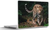 Laptop sticker - 11.6 inch - Wilde dieren - Luipaard - Jungle - Natuur - 30x21cm - Laptopstickers - Laptop skin - Cover