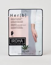 Iroha Nature Masque Gants Cannabis Réparateurs & Relaxants 1 pair