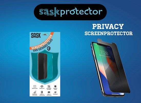 Samsung Galaxy S22 Plus Privacy Screenprotector - Privé - Gehard Glas 9h Glasplaatje Screen Protector S22