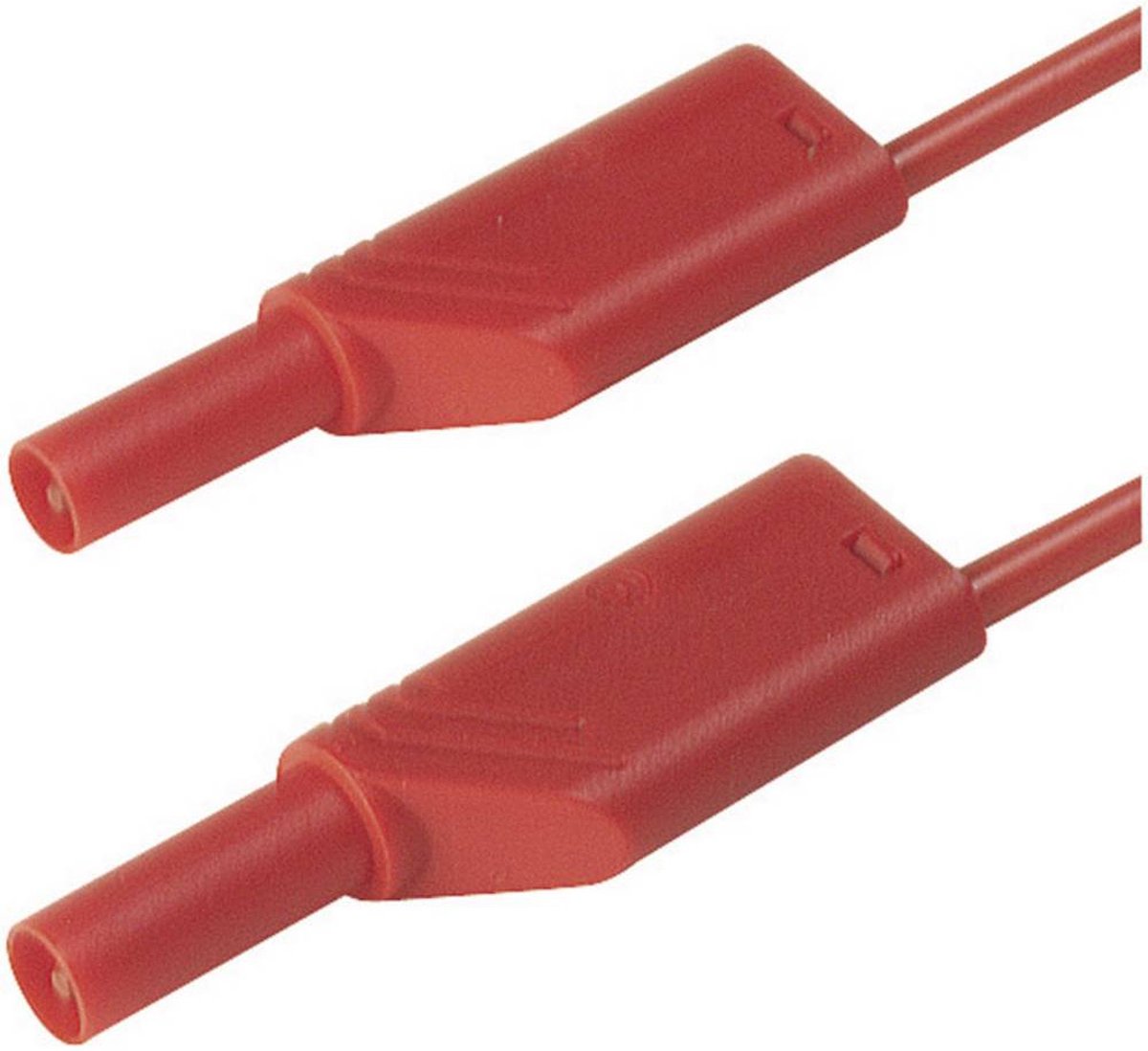 SKS Hirschmann MLS WS 200/1 rt Veiligheidsmeetsnoer Banaanstekker 4 mm Banaanstekker 4 mm 2.00 m Rood 1 stuk(s)