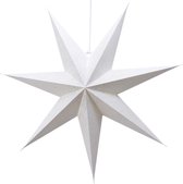 Lanterne étoile de Noël Lumineo - 60 cm - blanc - culot E14