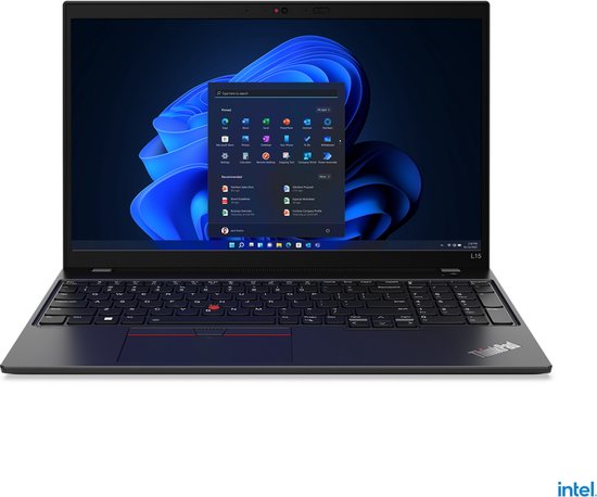 Lenovo ThinkPad L15 Gen 3 (Intel) Intel® Core™ i7 i7-1255U Laptop 39,6 cm (15.6") Full HD 16 GB DDR4-SDRAM 512 GB SSD Wi-Fi 6 (802.11ax) Windows 11 Pro Engels Zwart - Lenovo - Hoofdafbeelding