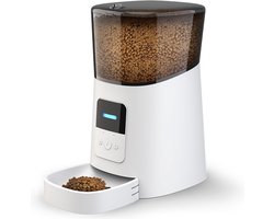 Lovely Pets – voerautomaat met smartphone besturing – automatisch voerbak – automatisch voedingsschema; plan vaste eetmomenten – voerbak voor kat en hond – inhoud 6L - wit Lovely Pets – voerautomaat met smartphone besturing – automatisch voerbak – automatisch voedingsschema; plan vaste eetmomenten – voerbak voor kat en hond – inhoud 6L - wit