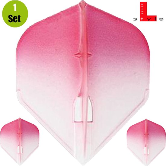 L-Style Champagne L1 Standard 2-Tone CWH×Red - Dart Flights van L-Style — afbeelding 3