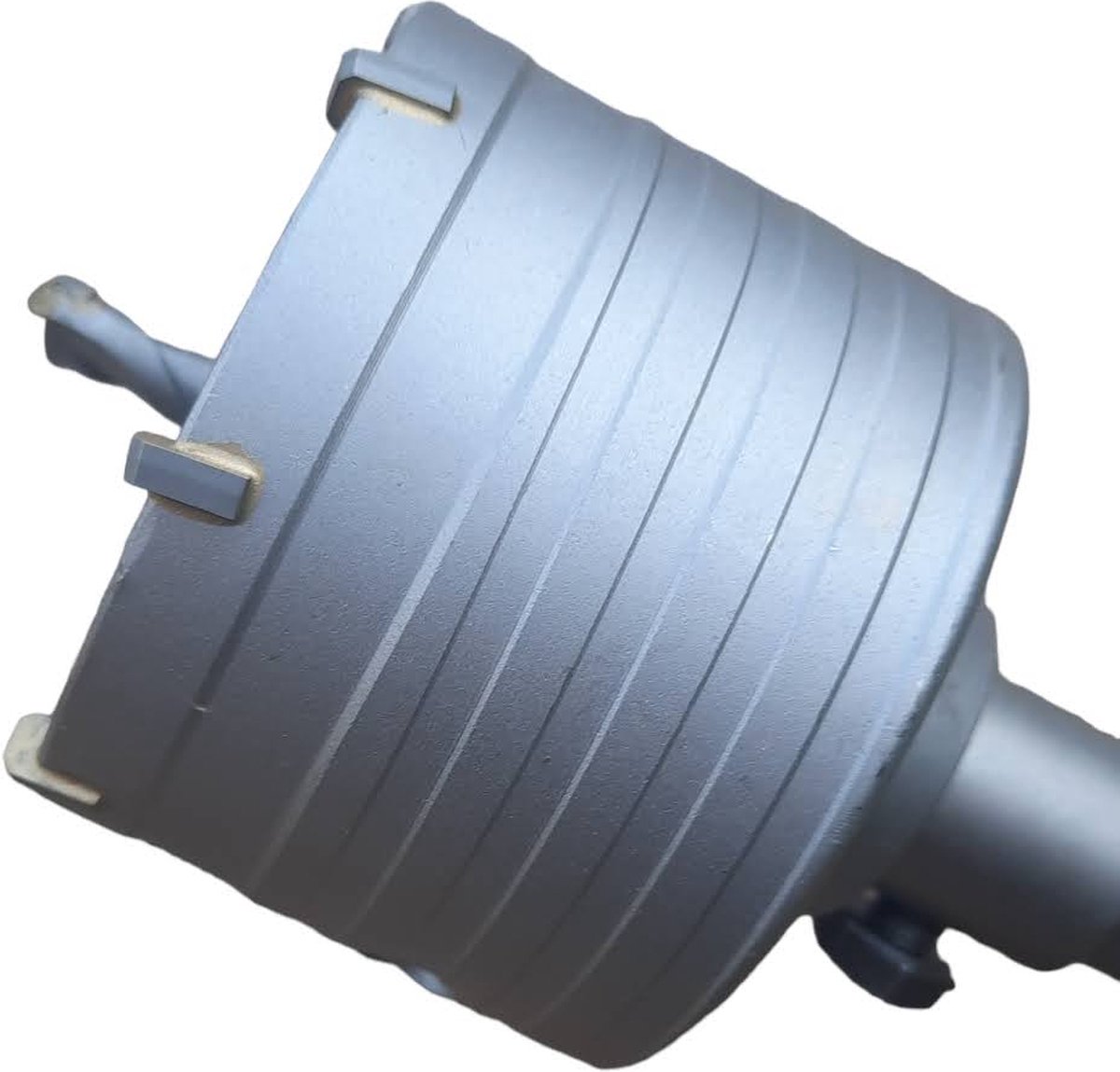 Industriële dozenboor dia Ø 80mm + SDS-MAX 160mm - Kroonboor - Doosboor set - Boren - Gatenboor - Gatenzaag - Steenboren - diamantboor - M22 aansluiting