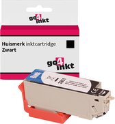 Go4inkt compatible met Epson 33XL, T3351 bk inkt cartridge zwart