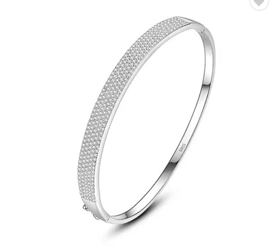 N3 Collecties Zilver 925 Armbanden Charm Sieraden Enkele Manchet Armband Pave Zirkoon Voor Dames Meisjes Armbanden & Bangles