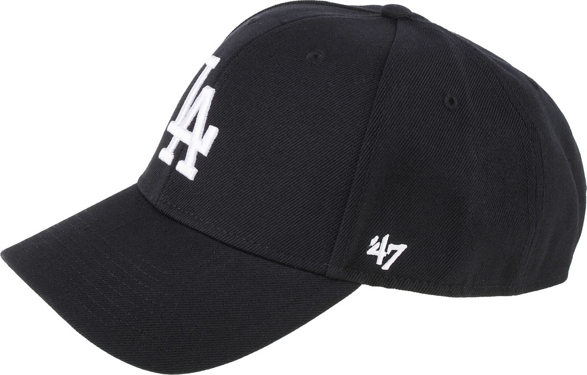 47 Brand MLB Los Angeles Dodgers MVP Cap B-MVPSP12WBP-BKF, Unisex, Zwart, Pet, maat: One size