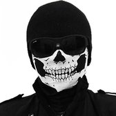 Masque de crâne Knaak - Masque d'Halloween - Masque de crâne - Masque de cri - Col roulé / écharpe - Masque de moto - Masque de moto - Masque de ski - Écharpe de moto - Snowboard - Universel