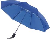 2x Opvouwbare paraplus blauw 85 cm - Uitklapbare paraplu's