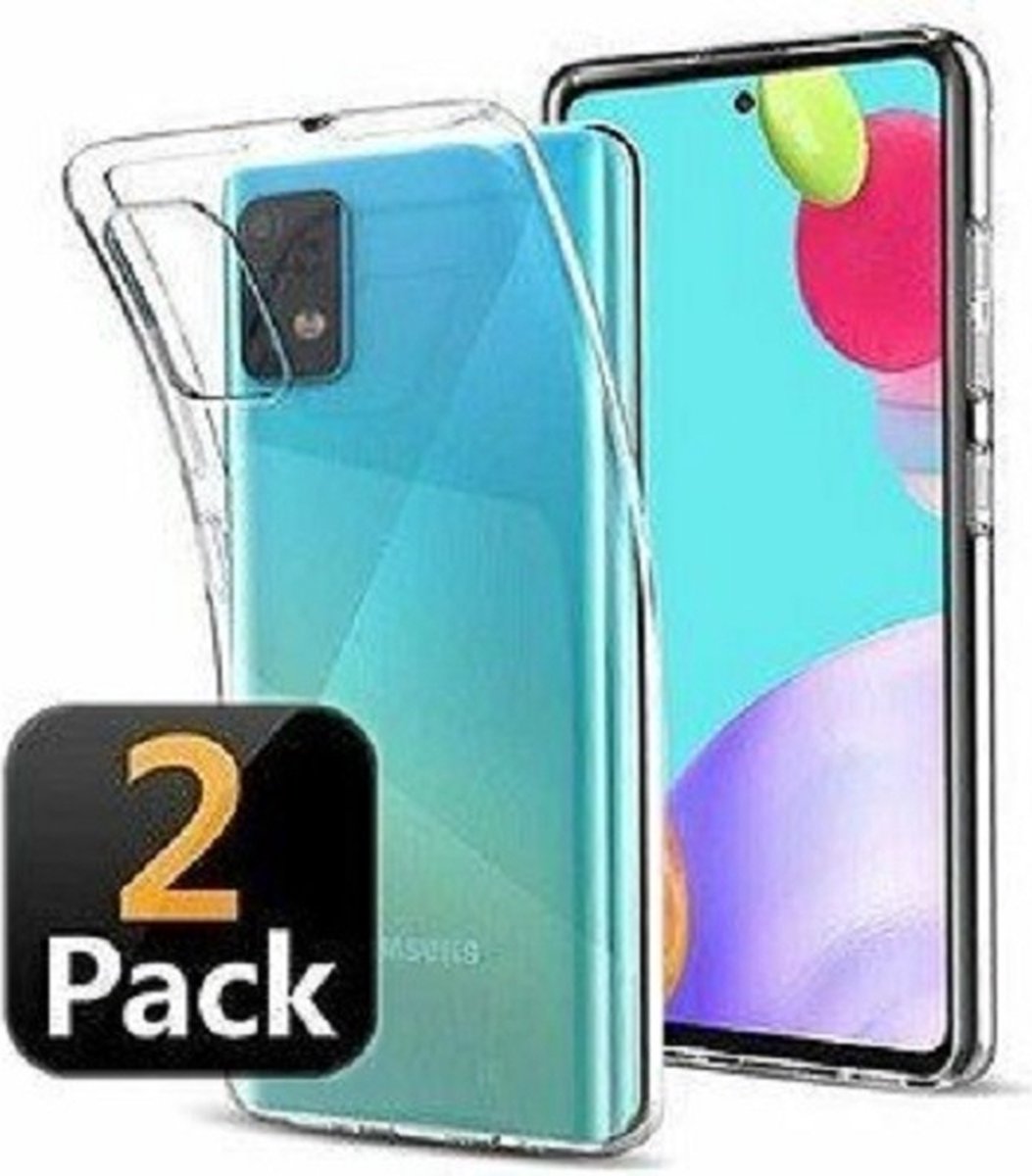 Samsung A52 5G Hoesje Siliconen TPU Transparant 2x