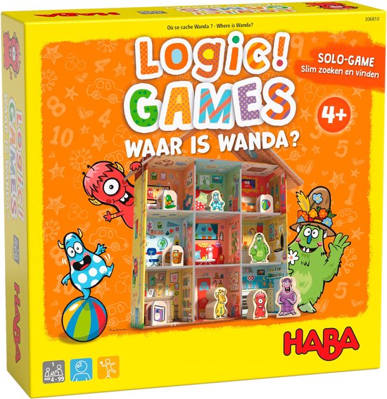 Afbeelding van het spel Haba spel Logic! GAMES Waar is Wanda 4+