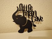 Deurbordje Little Man Cave [babykamer][kinderkamer][olifant]