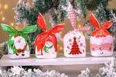 Kerstverpakkingen | 10 stuks | Willekeurig | Kerstman | Sneeuwpop | Kerstboom | Rood | Groen | Cadeauverpakking | Kerstmis | Gift Bag