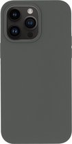 BMAX Siliconen hard case hoesje geschikt voor iPhone 14 Pro Max - Hardcover - Apple - Back cover - Backcover - Beschermhoesje - Telefoonhoesje - Hard case - Telefoonbescherming - Grijs