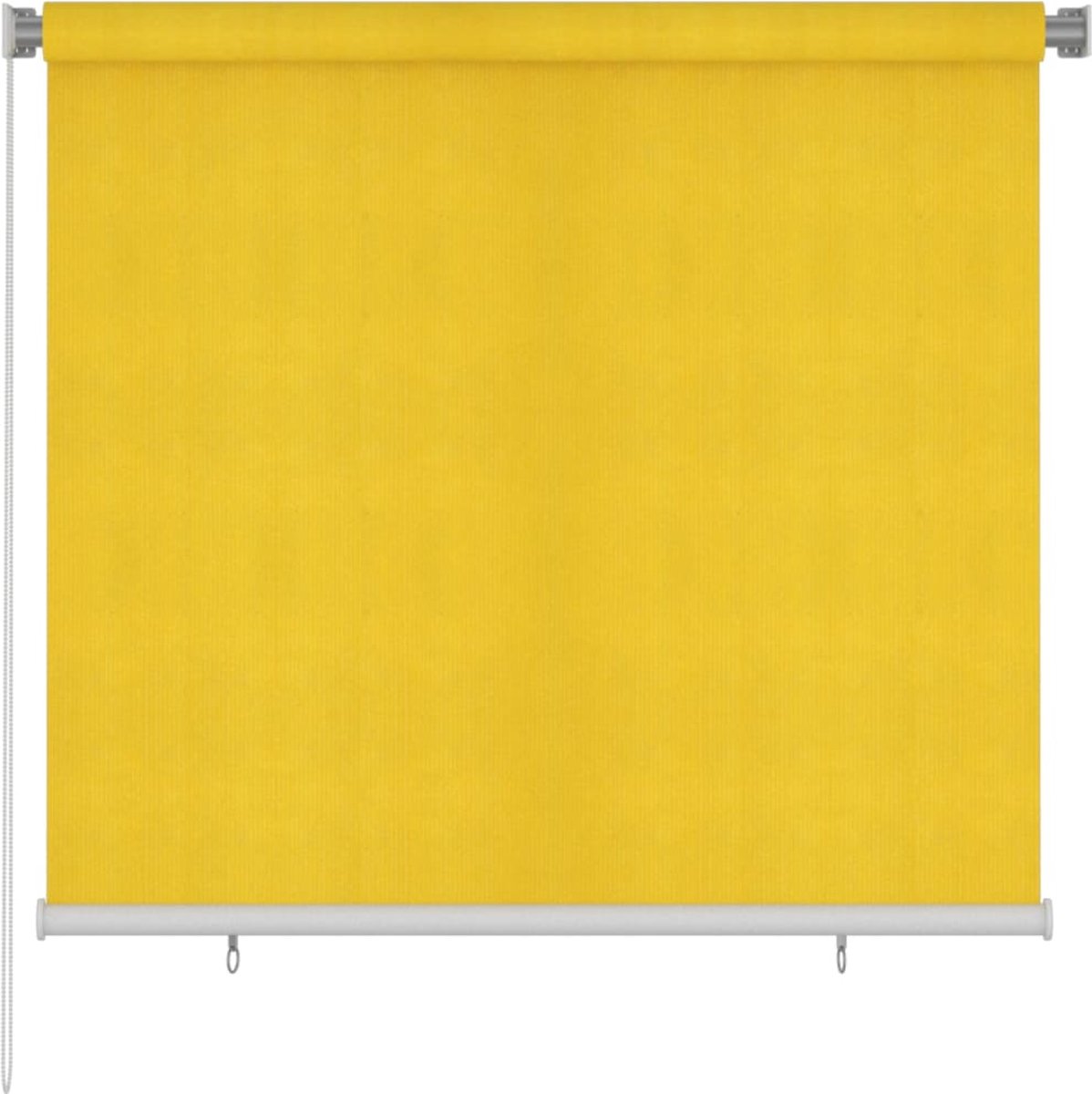 Prolenta Premium - Rolgordijn voor buiten 160x140 cm HDPE geel